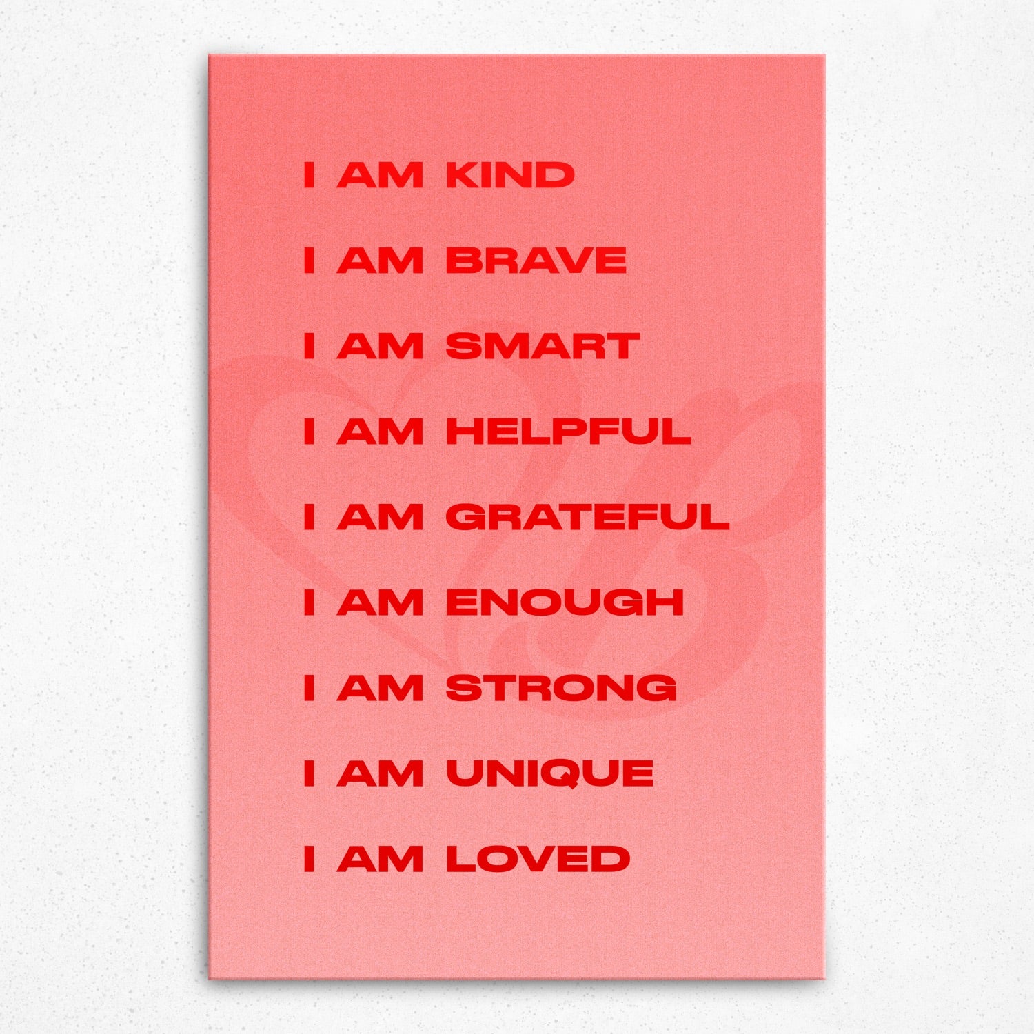 I Am Affirmations (Canvas)