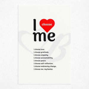 I Choose Me Affirmation (Poster)