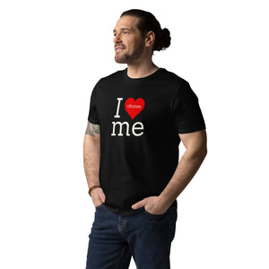 I Choose Me (Heart) T-Shirt in Black