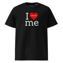 Load image into Gallery viewer, I Choose Me (Heart) T-Shirt in Black
