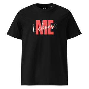 I Choose Me (overlap) T-Shirt in Black