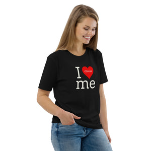 I Choose Me (Heart) T-Shirt in Black