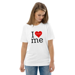 I Choose Me (Heart) T-Shirt in White