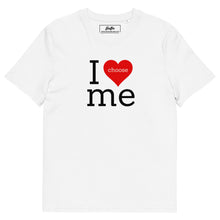 Load image into Gallery viewer, I Choose Me (Heart) T-Shirt in White
